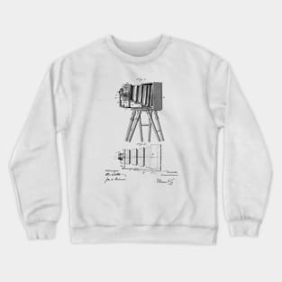 Camera Vintage Patent Drawing Crewneck Sweatshirt